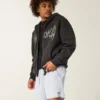 Active Shorts mit Logo in mittlerer Oberschenkellänge