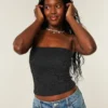 Allover-Spitzen-Tube-Top