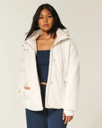 Allwetterjacke mit Kunstfellfutter
