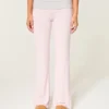 Always Cozy Strickhose mit umgeschlagenem Bund und ausgestelltem Bein