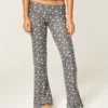 Always Cozy Strickhose mit umgeschlagenem Bund und ausgestelltem Bein