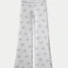 Always Cozy Strickhose mit umgeschlagenem Bund und ausgestelltem Bein