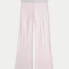 Always Cozy Strickhose mit umgeschlagenem Bund und ausgestelltem Bein