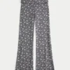 Always Cozy Strickhose mit umgeschlagenem Bund und ausgestelltem Bein