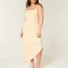 Asymmetrisches Midikleid