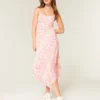 Asymmetrisches Midikleid