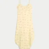 Asymmetrisches Midikleid