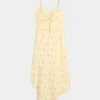 Asymmetrisches Midikleid