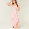 Asymmetrisches Midikleid