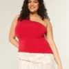 Asymmetrisches One-Shoulder-Top