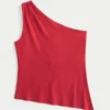 Asymmetrisches One-Shoulder-Top