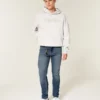 Athletische Skinny-Jeans in mittlerer Waschung