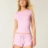 Baby-T-Shirt aus weichem, nahtlosem Stretchstoff