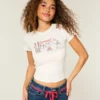 Baby-T-Shirt mit „Snowed In”-Grafik