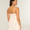 Babydoll-Minikleid mit Kordelverzierung