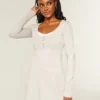Babydoll-Pullover-Minikleid