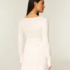 Babydoll-Pullover-Minikleid
