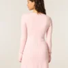 Babydoll-Pullover-Minikleid
