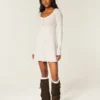 Babydoll-Pullover-Minikleid