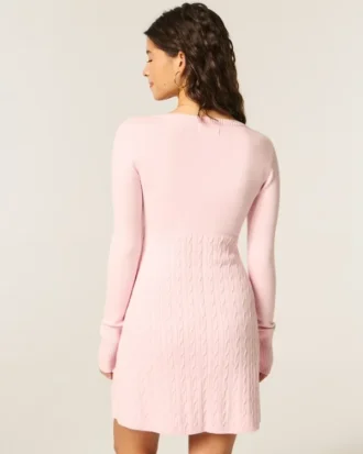 Babydoll-Pullover-Minikleid