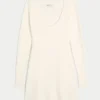 Babydoll-Pullover-Minikleid
