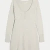 Babydoll-Pullover-Minikleid