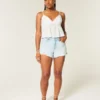 Babydoll-Top mit einfachem Paisley-Muster