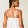 Babydoll-Top mit einfachem Paisley-Muster