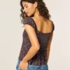 Babydoll-Top mit Schulterausschnitt