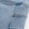 Baggy Denim Painter Shorts