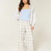 Baggy-Flanellhose