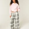 Baggy-Flanellhose