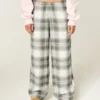Baggy-Flanellhose