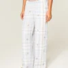 Baggy-Flanellhose