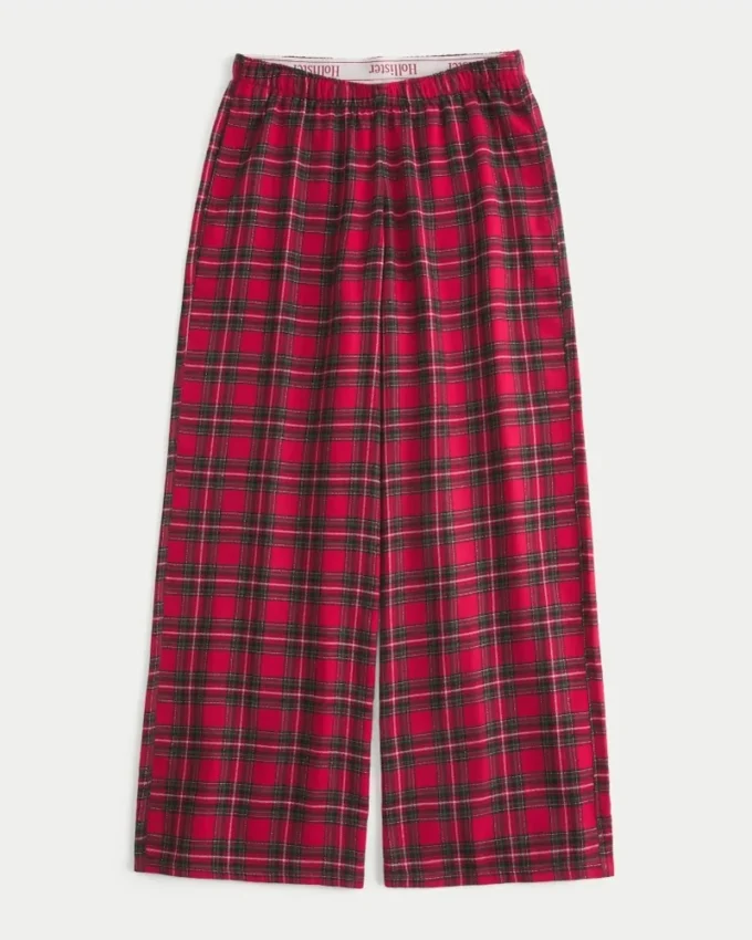 Baggy-Flanellhose