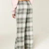 Baggy-Flanellhose