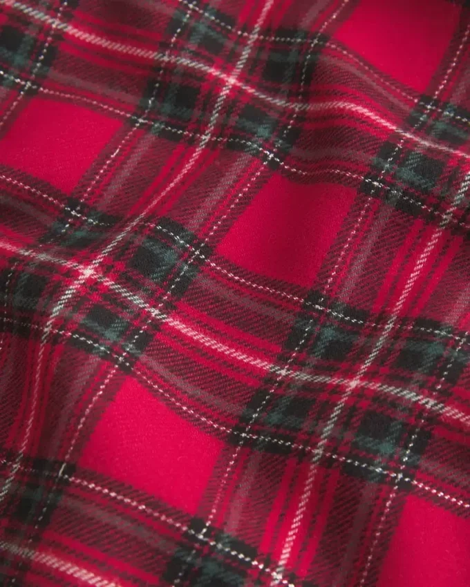 Baggy-Flanellhose