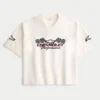 Baggy Heavyweight Crop Chevrolet Graphic Tee