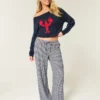 Baggy-Hose aus Leinenmischung