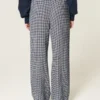 Baggy-Hose aus Leinenmischung