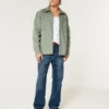 Baggy-Jeans in dunkler Waschung