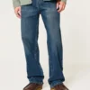 Baggy-Jeans in dunkler Waschung