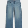 Baggy-Jeans mit niedriger Leibhöhe und mittlerer Waschung