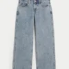 Baggy-Jeans mit niedriger Leibhöhe und mittlerer Waschung