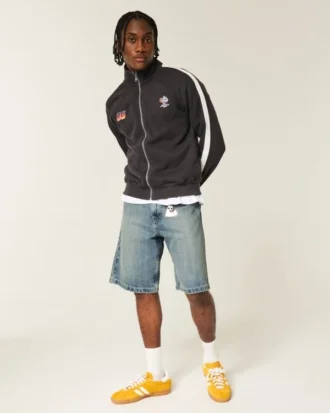 Baggy-Jeansshorts