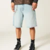 Baggy-Jeansshorts