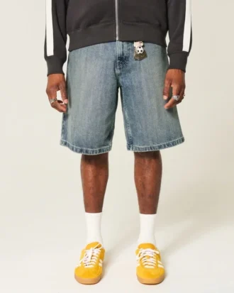 Baggy-Jeansshorts