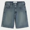 Baggy-Jeansshorts