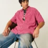 Baggy-Shirt mit kurzen Ärmeln