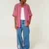 Baggy-Shirt mit kurzen Ärmeln
